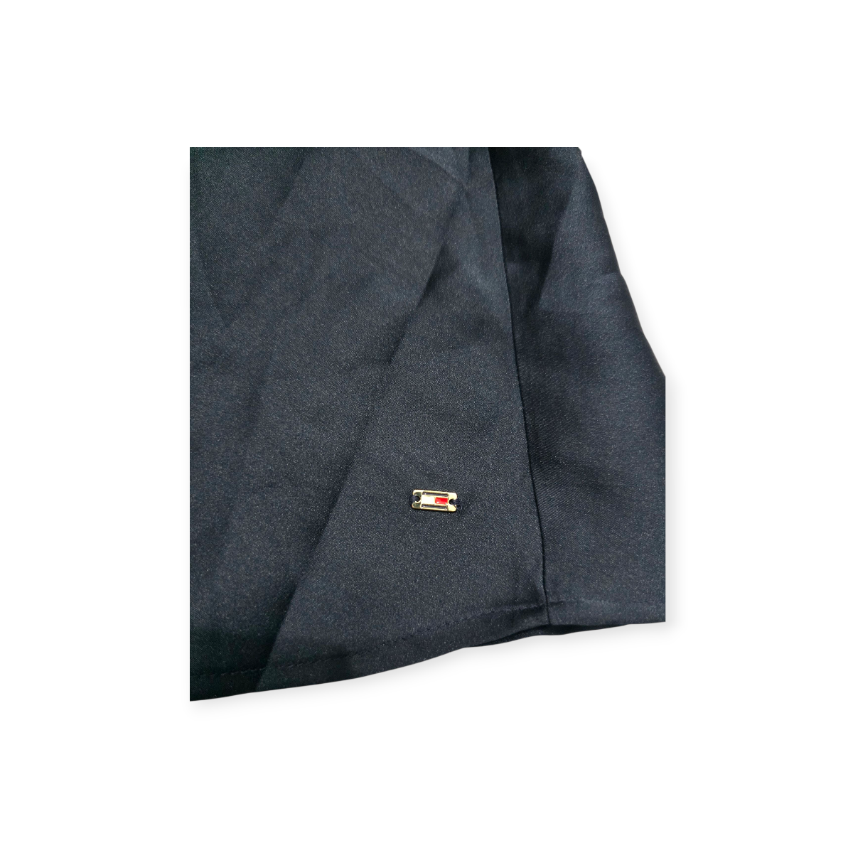 Falda Tommy Hilfiger Midi Negraa-line Talla Xxs Azul Marino