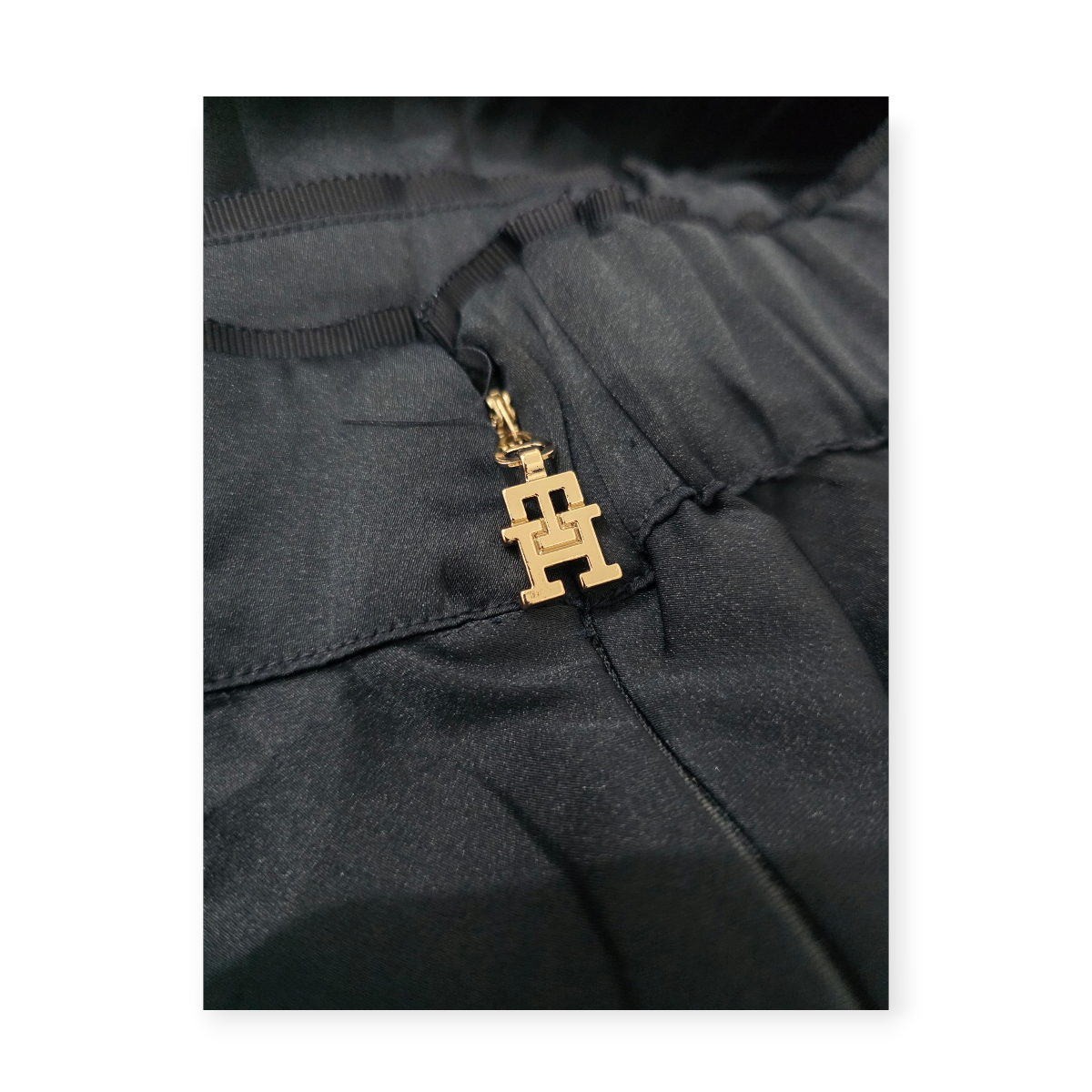 Falda Tommy Hilfiger Midi Negraa-line Talla Xxs Azul Marino