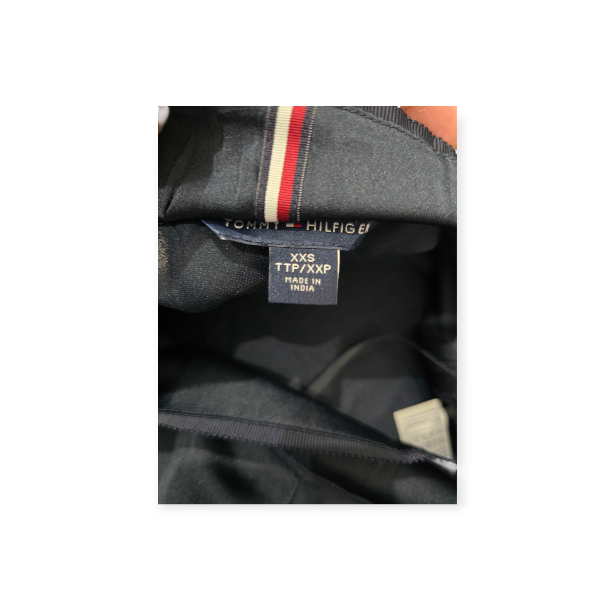 Falda Tommy Hilfiger Midi Negraa-line Talla Xxs Azul Marino