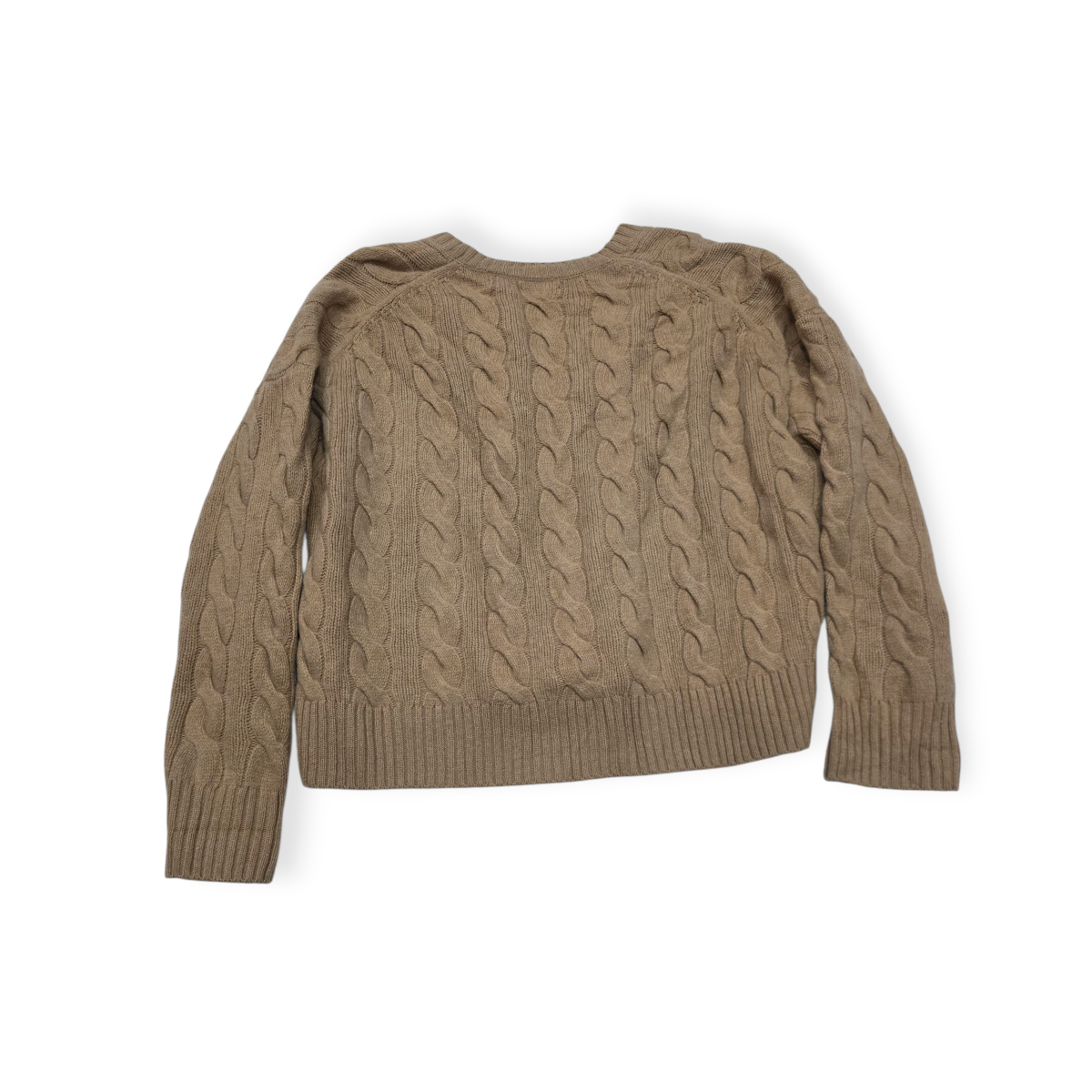 Sueter Polo Ralph Lauren Xl Cafe De Lana Con Cashmere Cafe