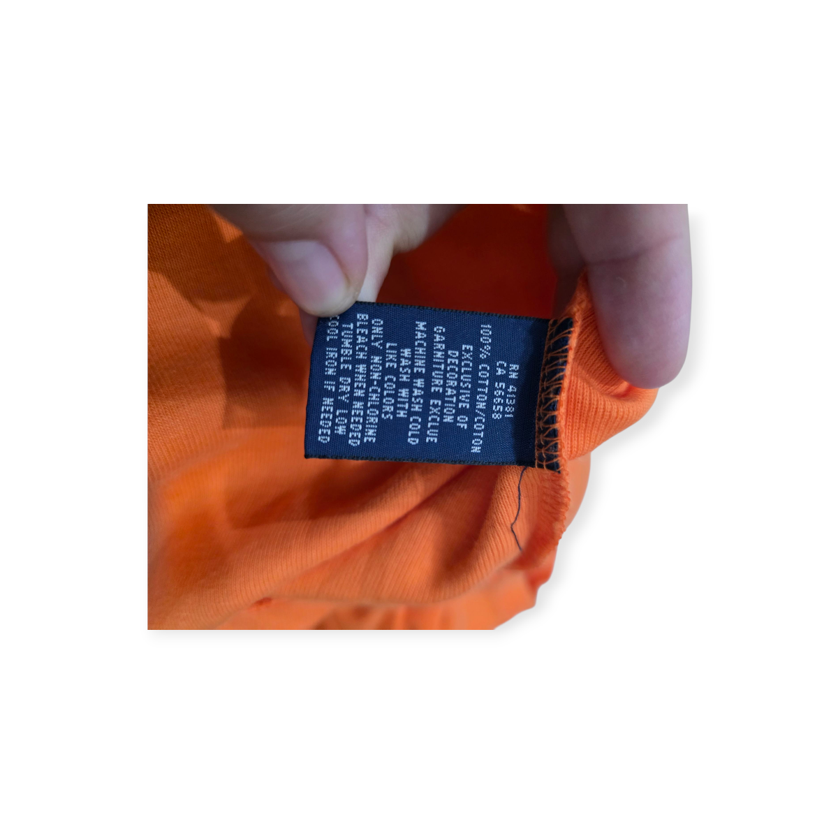 Playera Ralph Lauren Tallaxl Naranja Manga Corta Pony Verde