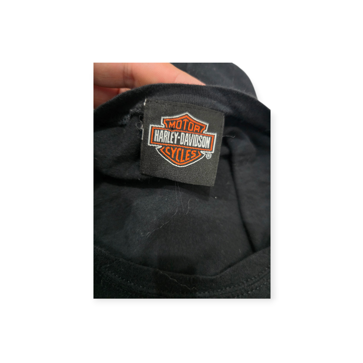 Playera Harley Davidson Grande L Negra Con Brillos