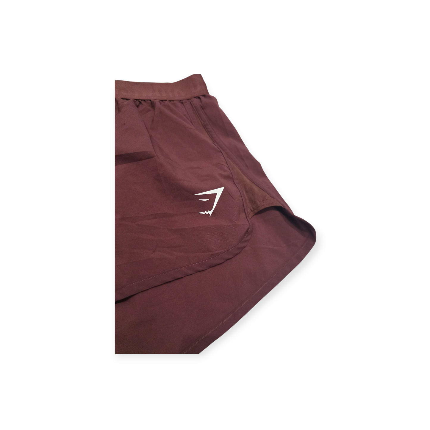 Short Gymshark Grande L Color Vino De Mujer