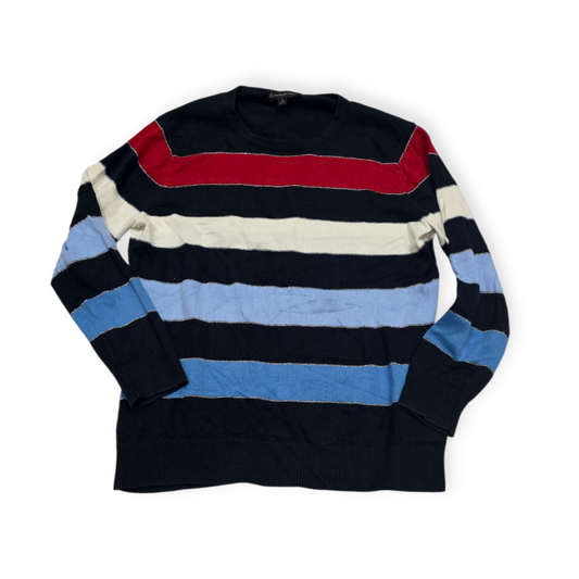 Sueter Brooks Brothers De Mujer Mediana M Rayas Azul Rojo