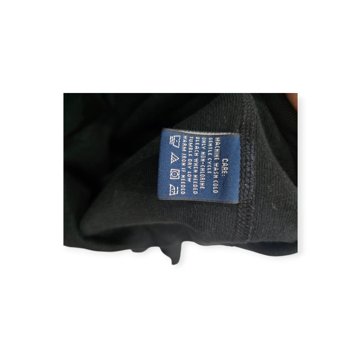 Playera Ralph Lauren sport Mujer Negro Manga Larga Pony Blanco