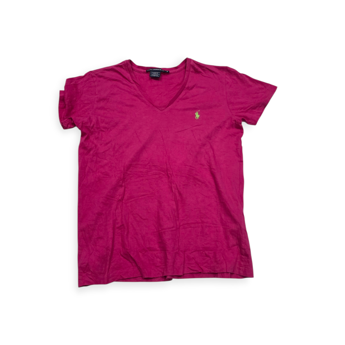 Playera Ralph Laurensport Mediana M Rosa Mexicano Pony Verde