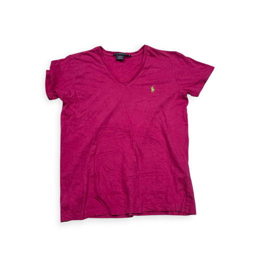 Playera Ralph Laurensport Mediana M Rosa Mexicano Pony Verde