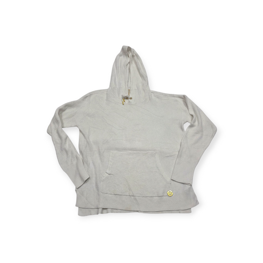 Sueter Con Gorro Michael Kors Mediana M Blanco Con Dorado