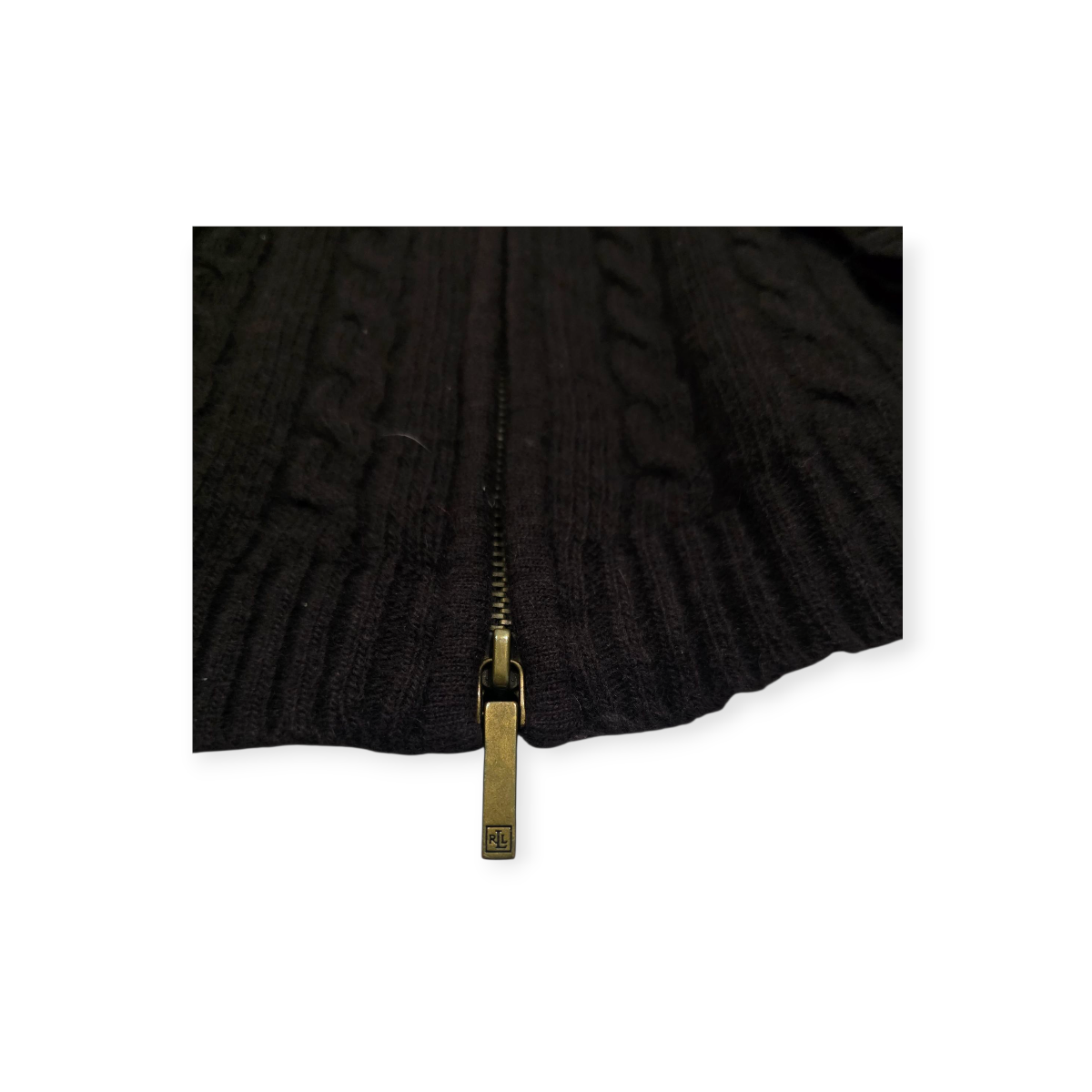 Sueter Ralph Lauren De Lana Con Angora De Mujer Color Cafe