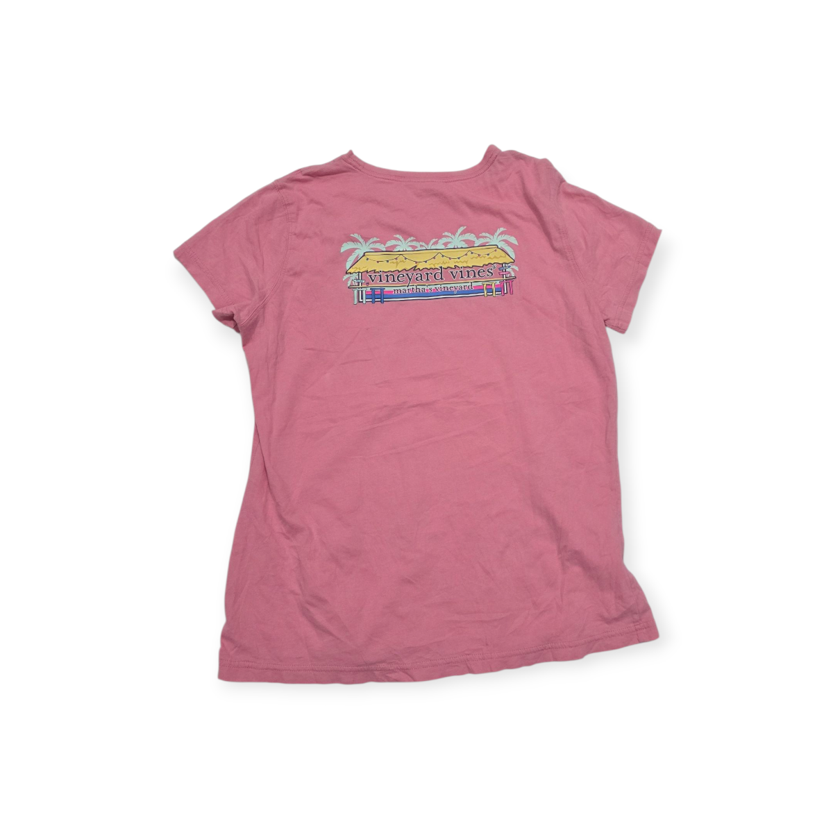Playera Vineyard Vines Chico S Rosa Manga Corta De Mujer