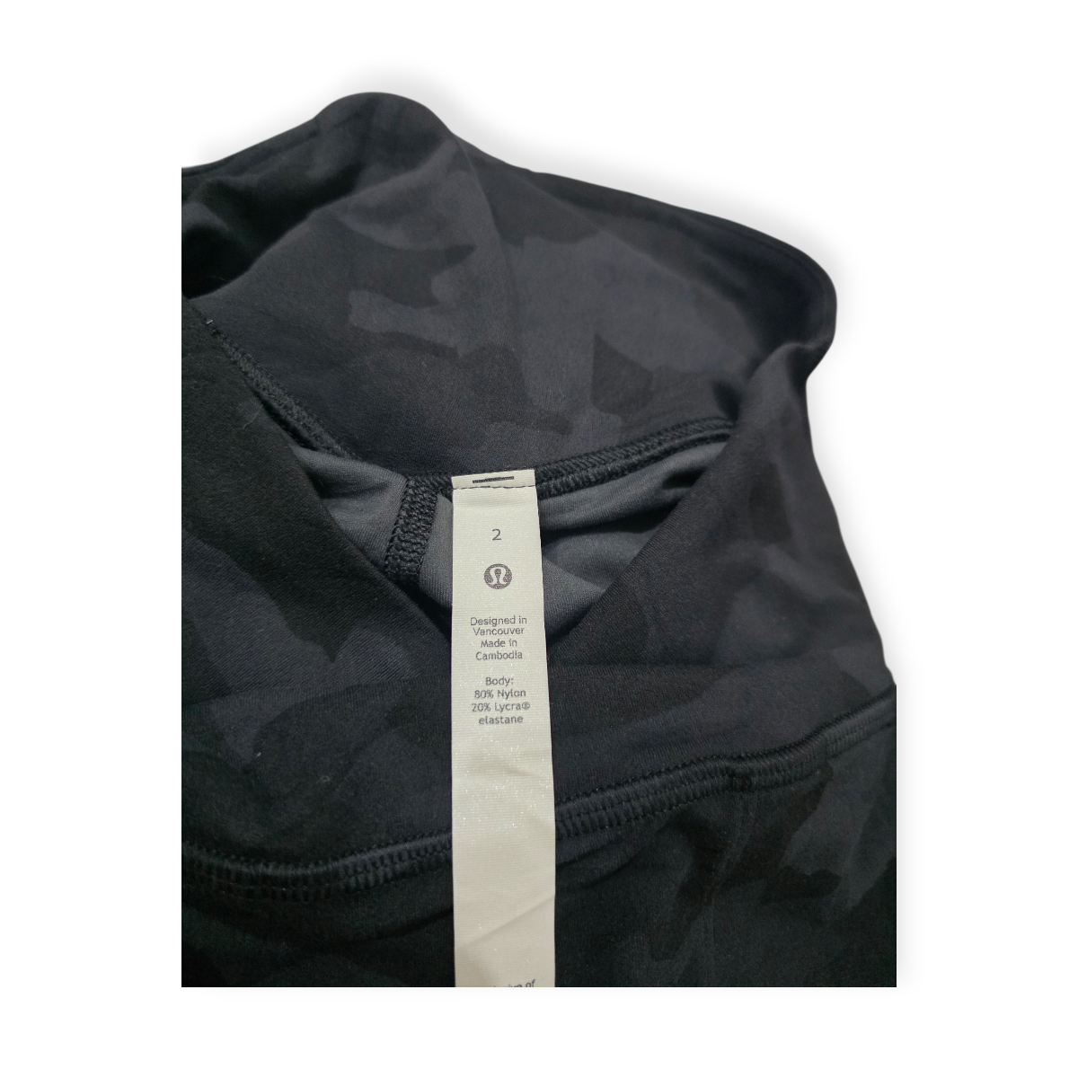 Jogger Lululemon Gris Print Camuflaje De Mujer Talla 2