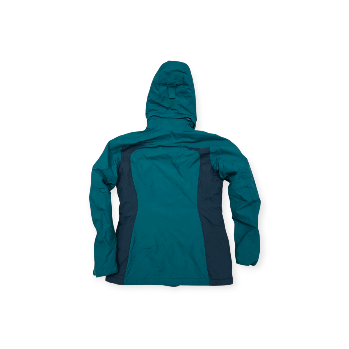 Chamarra Impermeable Columbia Chico S Azul De Mujer