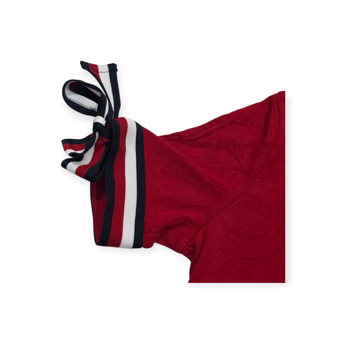 Playera Tommy Hilfiger Xchico Xs Manga Corta Color Rojo