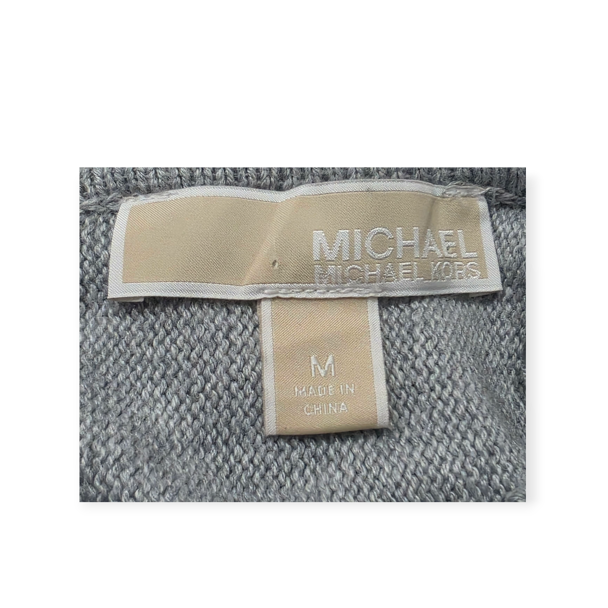 Sueter Michael Kors Grande L Gris De Mujer