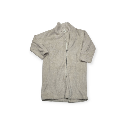 Abrigo Lululemon Restfeel Fleece Wrap Talla 10 Gris Suave