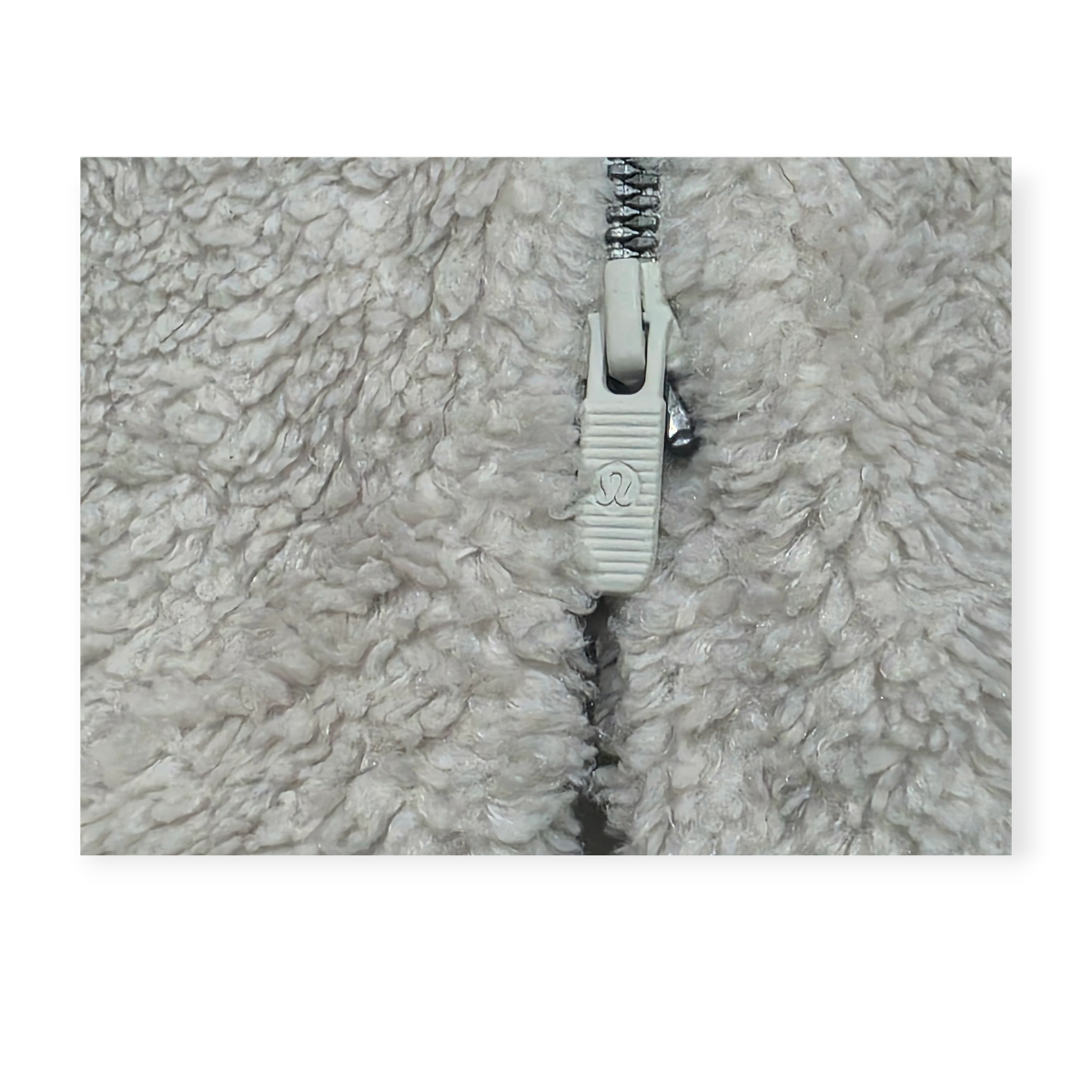 Abrigo Lululemon Restfeel Fleece Wrap Talla 10 Gris Suave