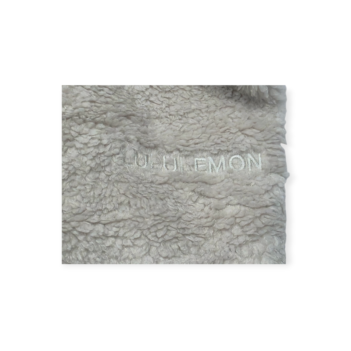 Abrigo Lululemon Restfeel Fleece Wrap Talla 10 Gris Suave