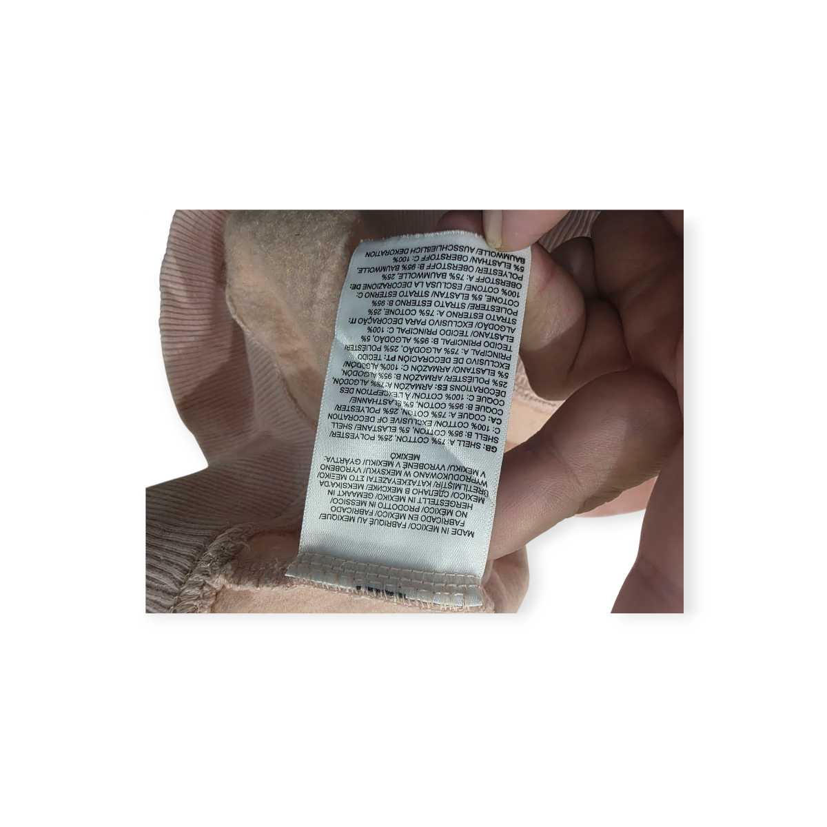 Sudadera The North Face Grande L Color Rosa Claro De Mujer