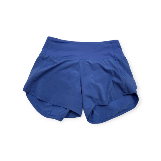 Short Lululemon Talla 0 Color Azul Celeste