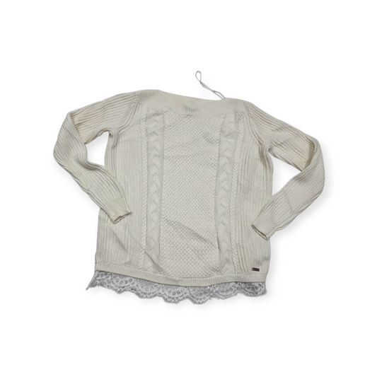 Sueter Tommy Hilfiger Xchico Xs Color Beige De Mujer