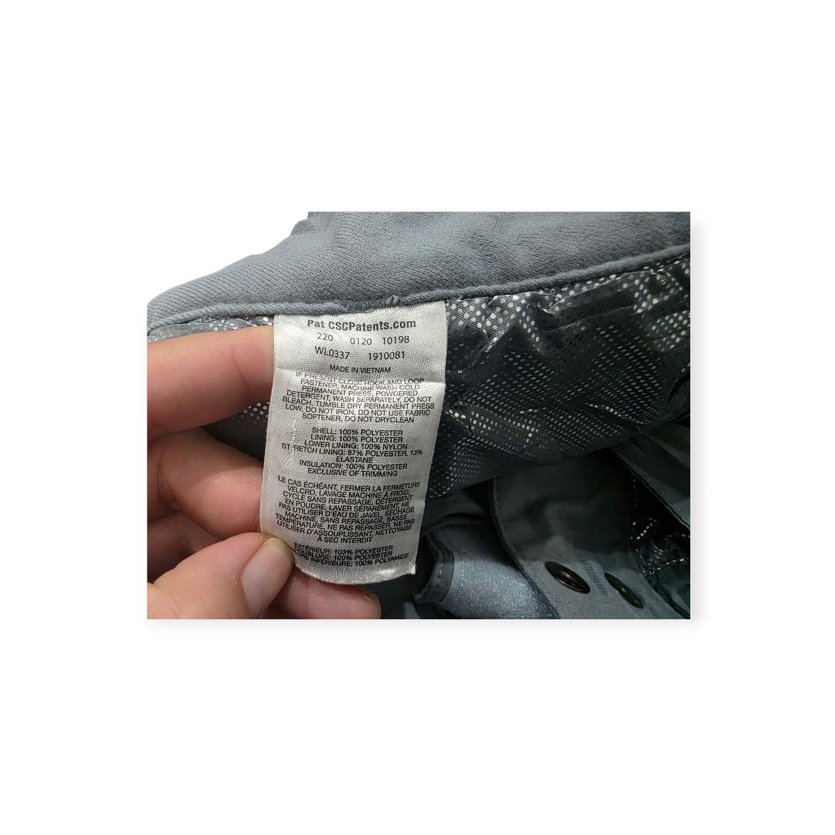 Pantalon Impermeable Columbia De Mujer Chico S Color Gris