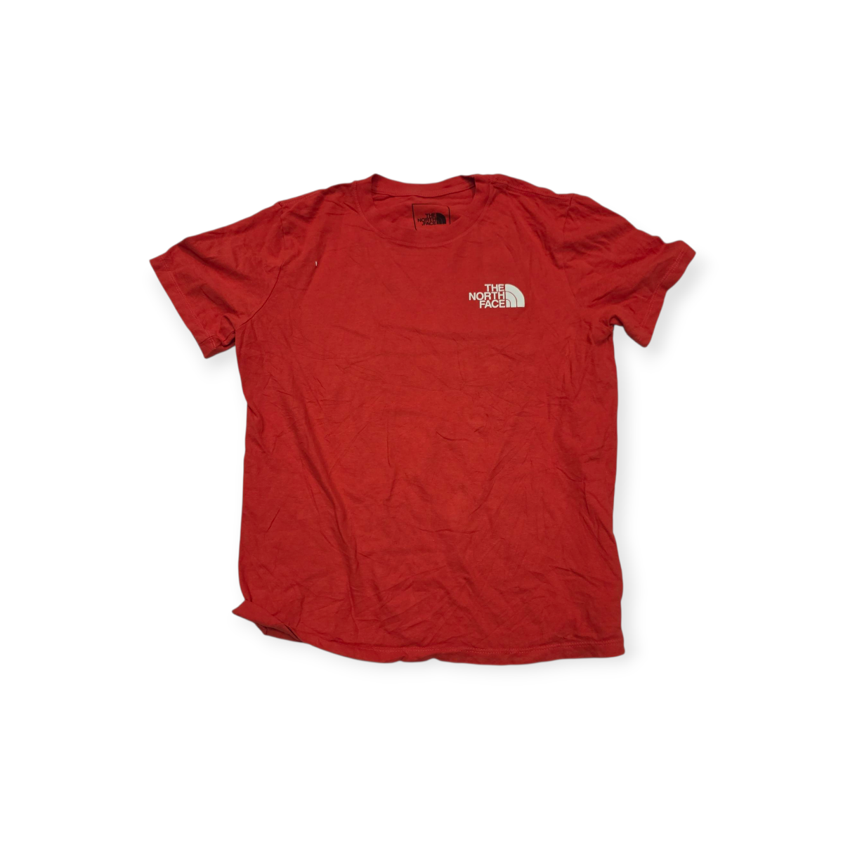 Playera The North Face Manga Corta Chico S Naranja De Mujer