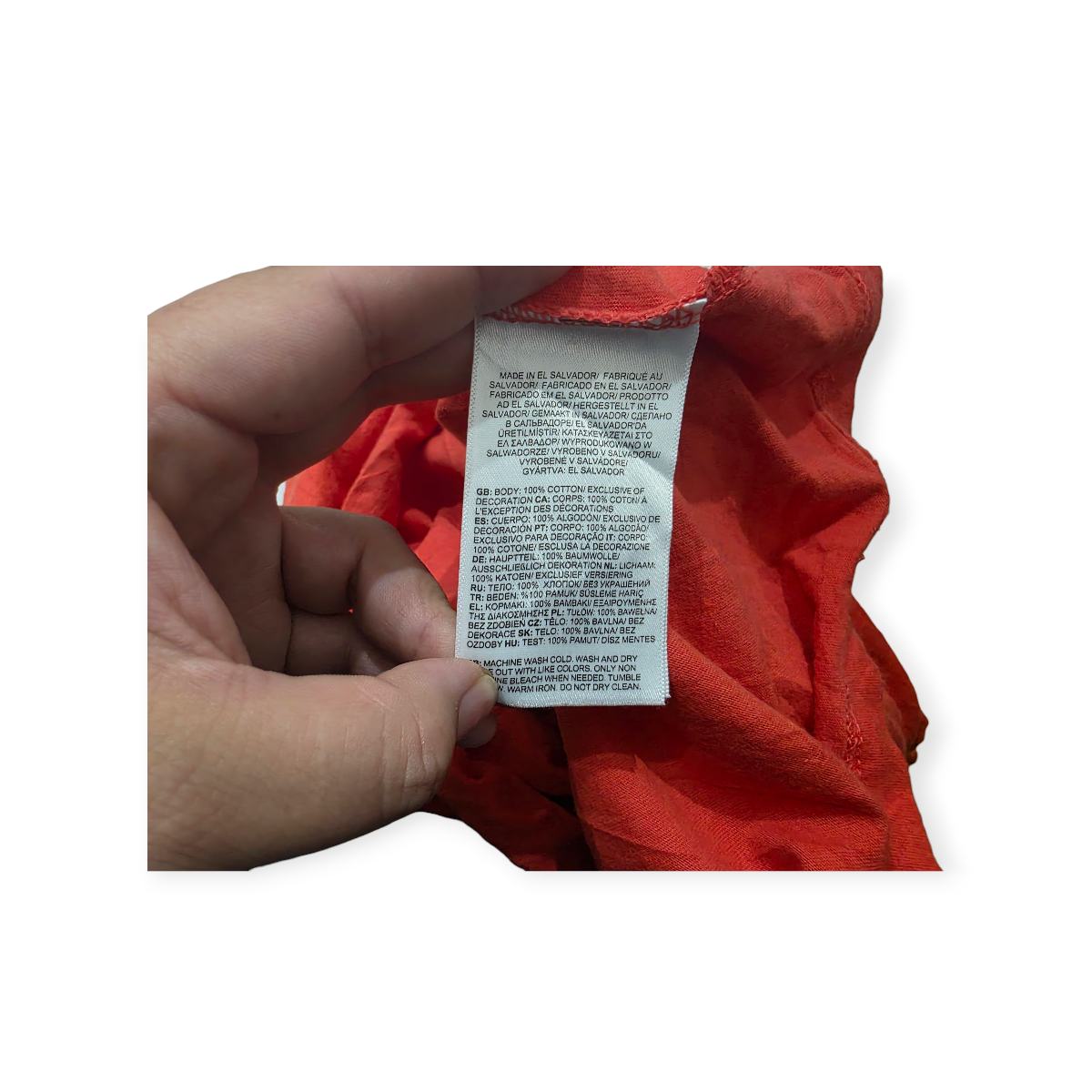 Playera The North Face Manga Corta Chico S Naranja De Mujer