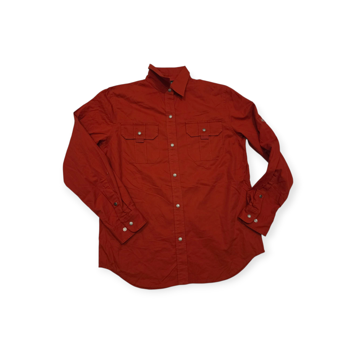 Camisa Ralph Lauren Chico S Naranja De Mujer