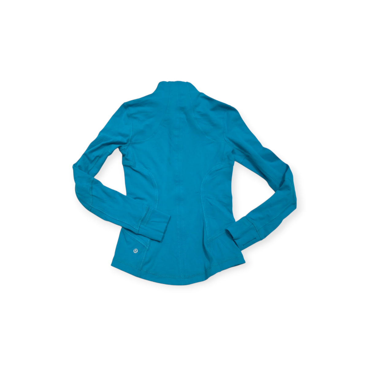 Chamarra Ligera Lululemon Azul Con Rosa Talla 4