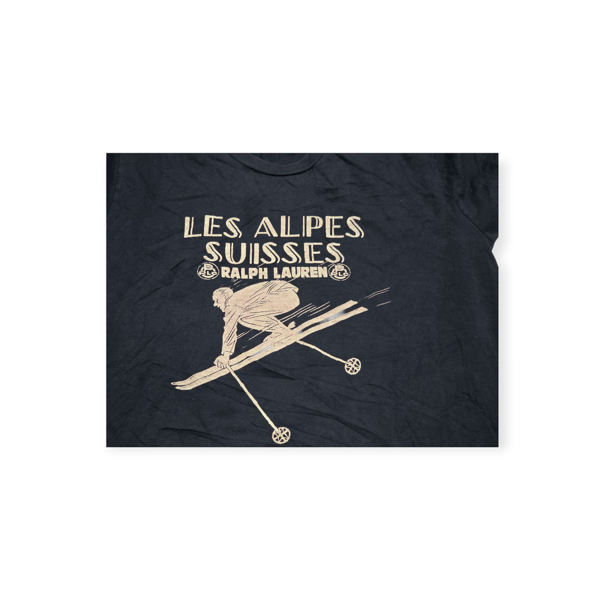 Playera Ralph Lauren De Mujer Azul Grande L