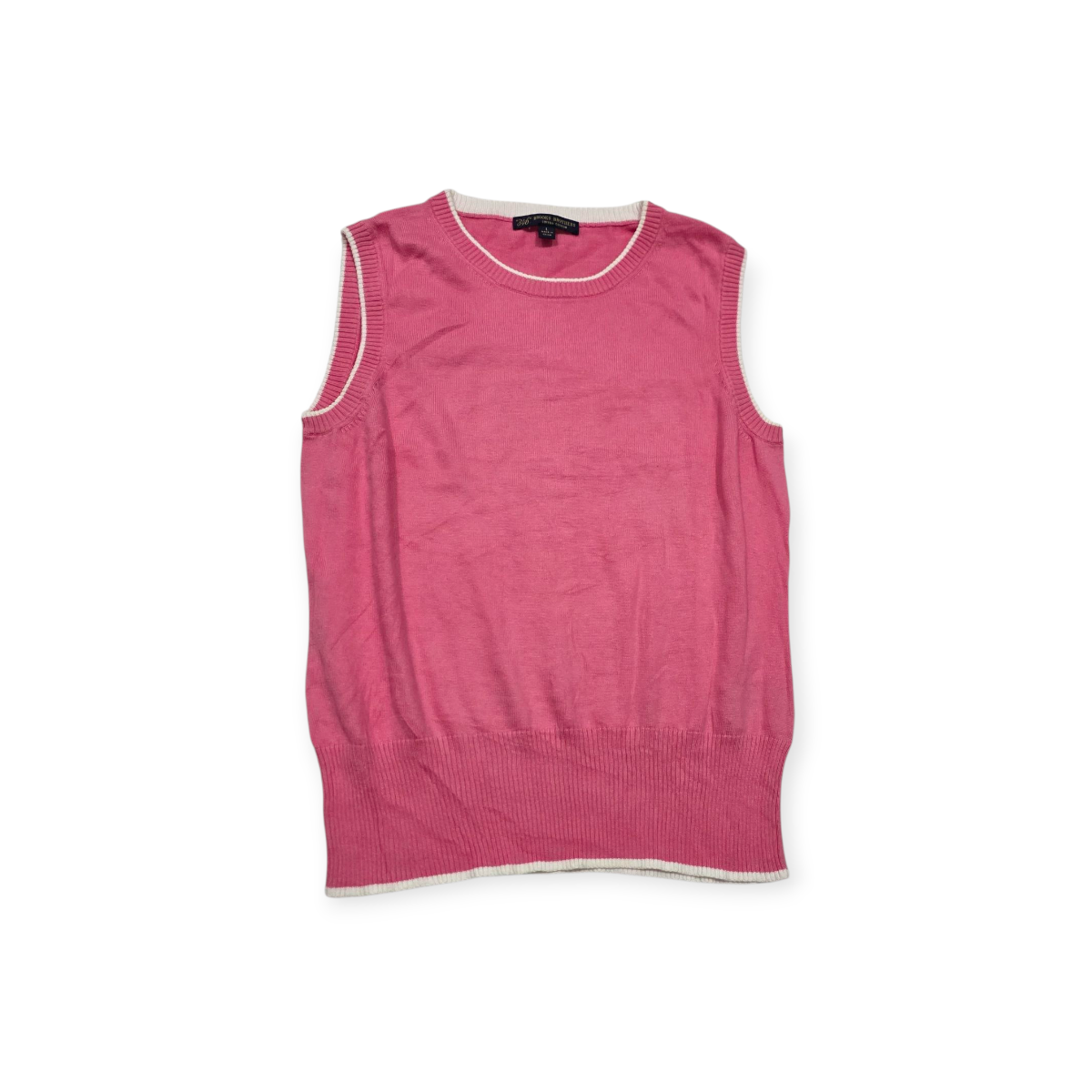 Chaleco Brooks Brothers Grande L Rosa Claro De Mujer