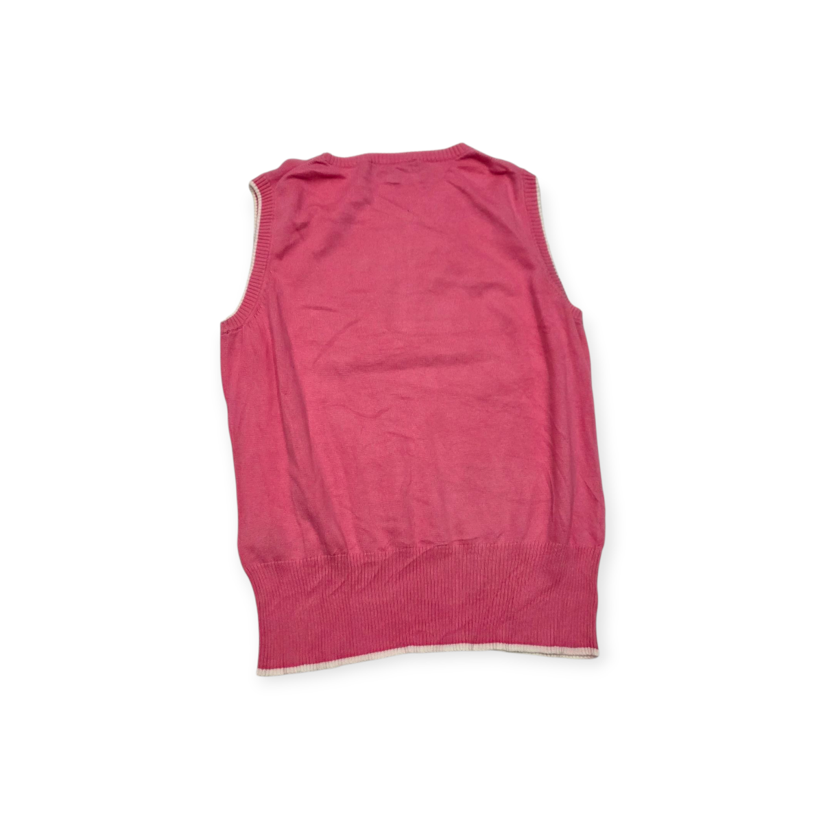 Chaleco Brooks Brothers Grande L Rosa Claro De Mujer