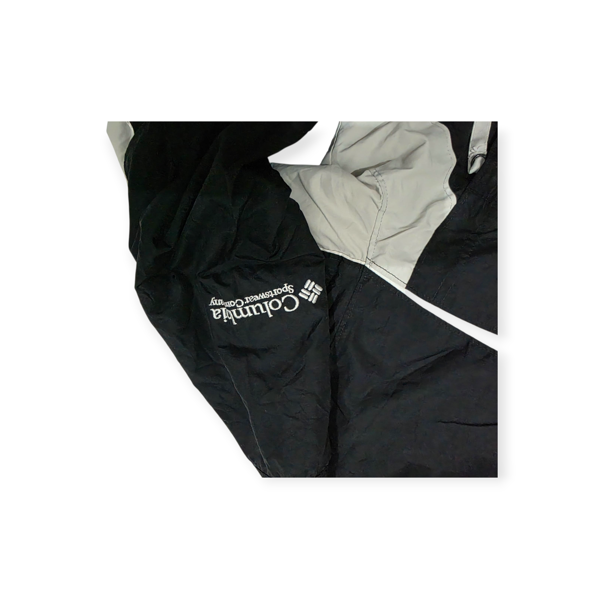 Chamarra Columbia Xgrande Xl Color Negro Con Blanco