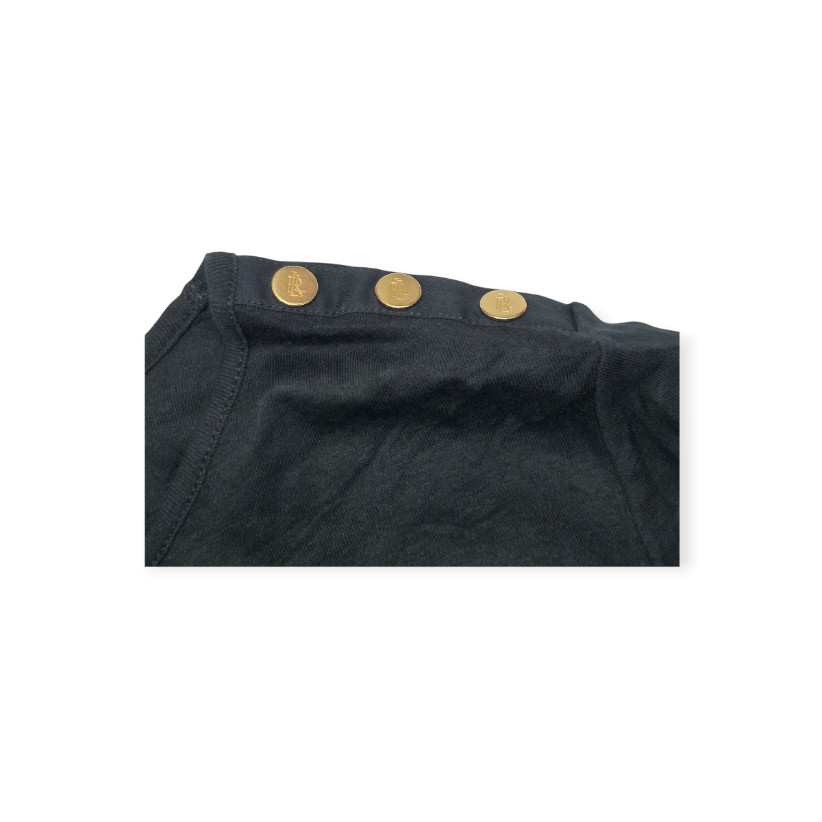 Playera Ralph Lauren Xgrande Xl Color Negro Manga Larga