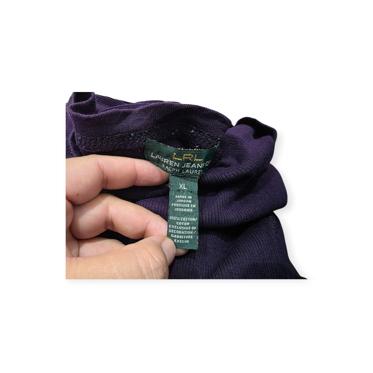 Playera Ralph Lauren Xgrande Xl Color Negro Manga Larga