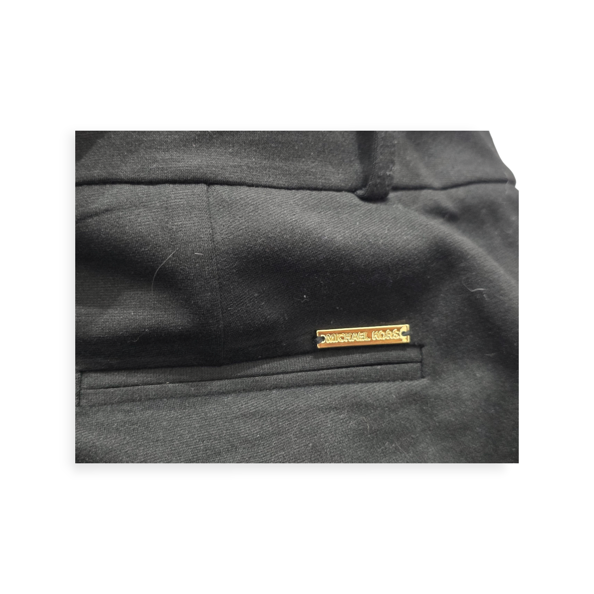 Pantalon Michael Kors Talla 16w Color Negro De Vestir