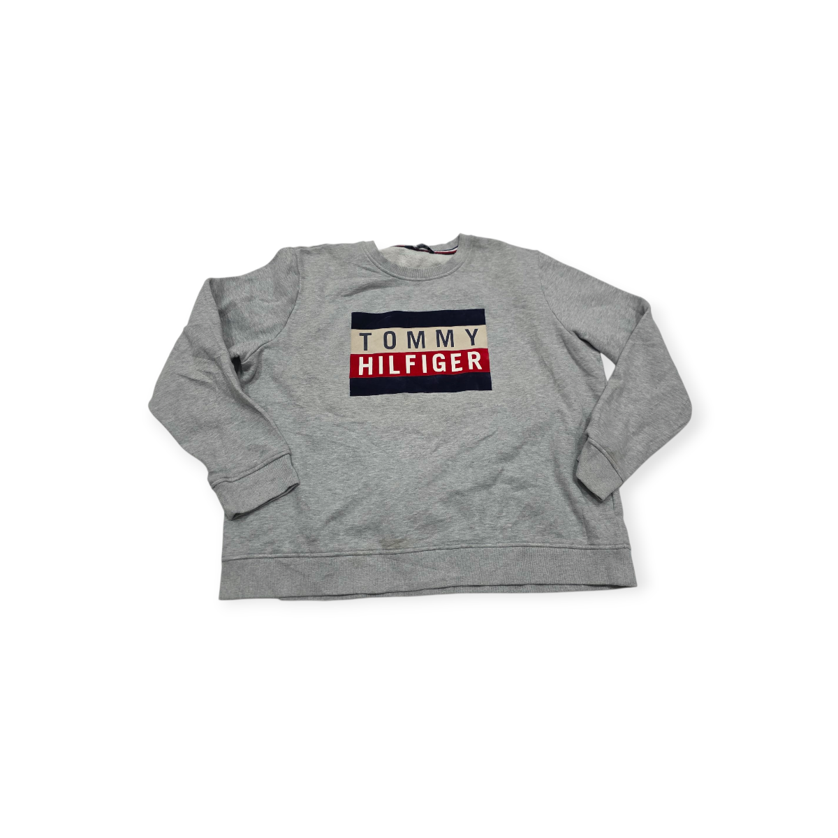 Sudadera Tommy Hilfiger Gris Extra Extra Grande