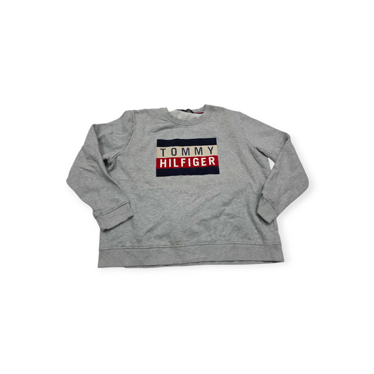 Sudadera Tommy Hilfiger Gris Extra Extra Grande