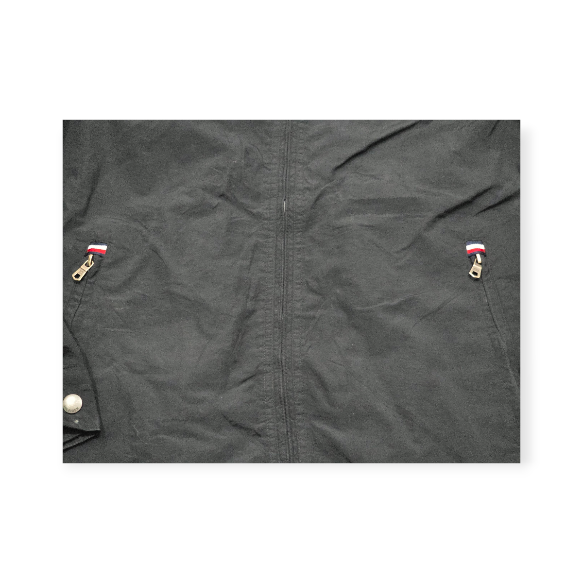 Chamarra Tommy Hilfiger Negra De Mujer Talla Extra Grande