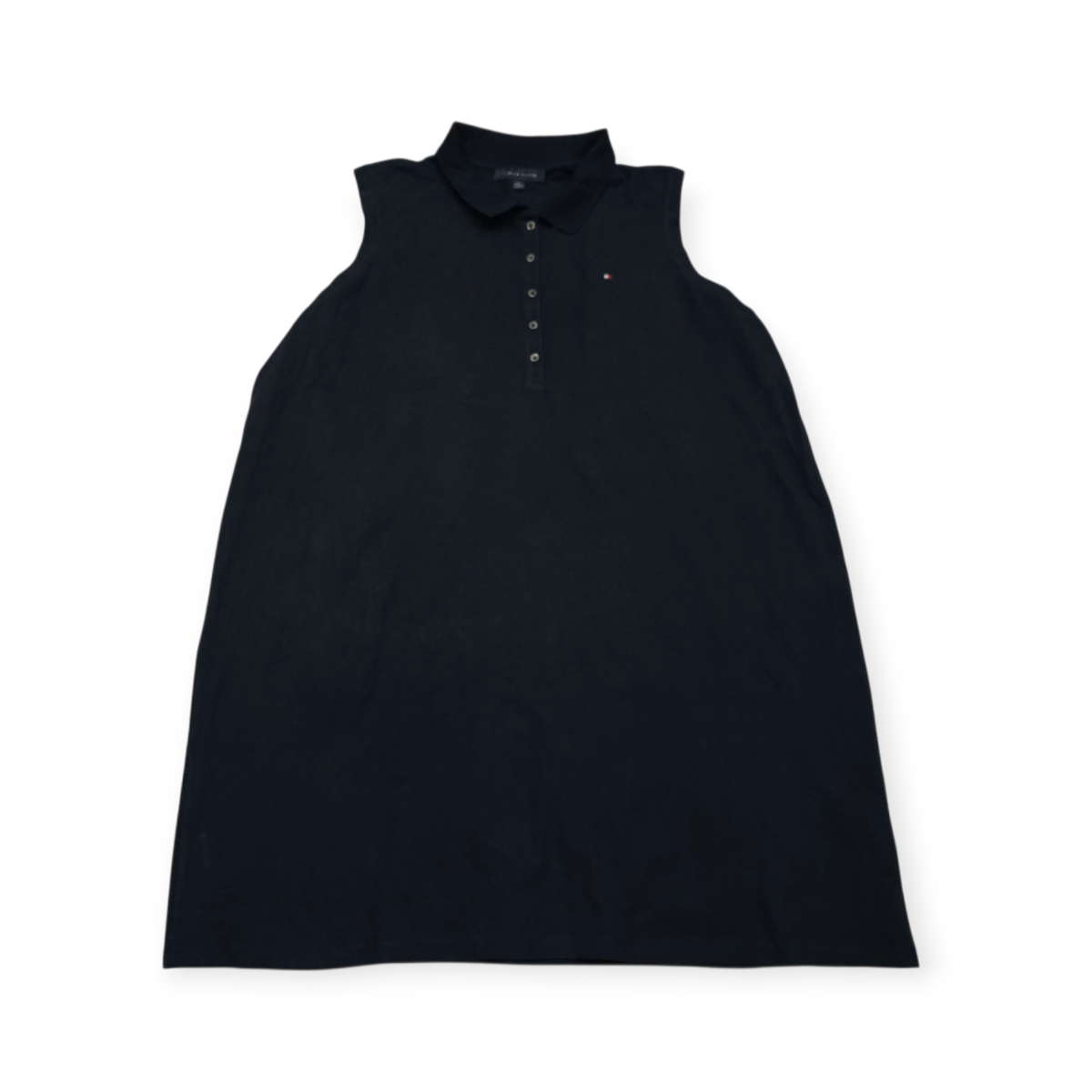 Vestido Tommy Hilfiger Tall 2xl Sin Mangas Azul Marino