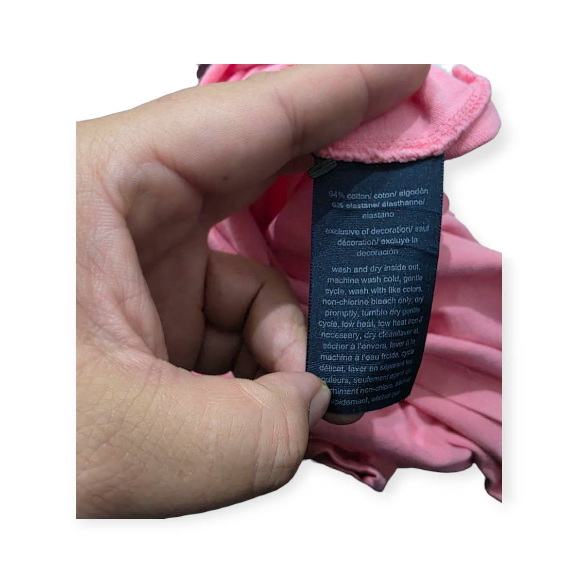 Playera Tommy Hilfiger Extra Extra Grande Rosa Manga Corta