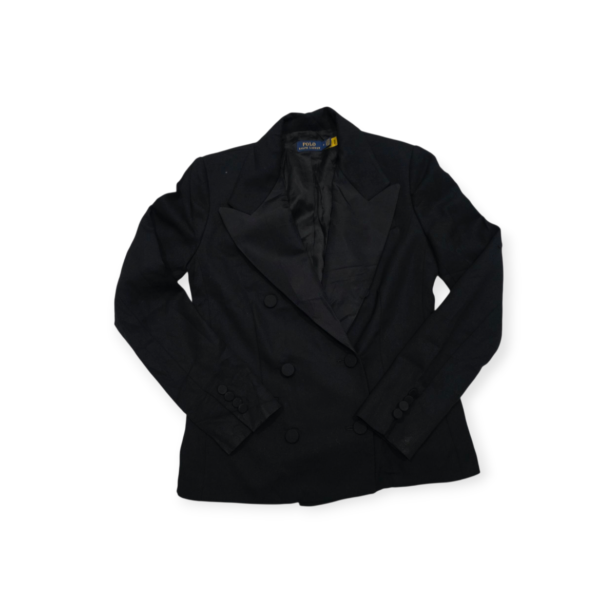 Blazer Polo Ralph Lauren Color Negro De Mujer Talla 0