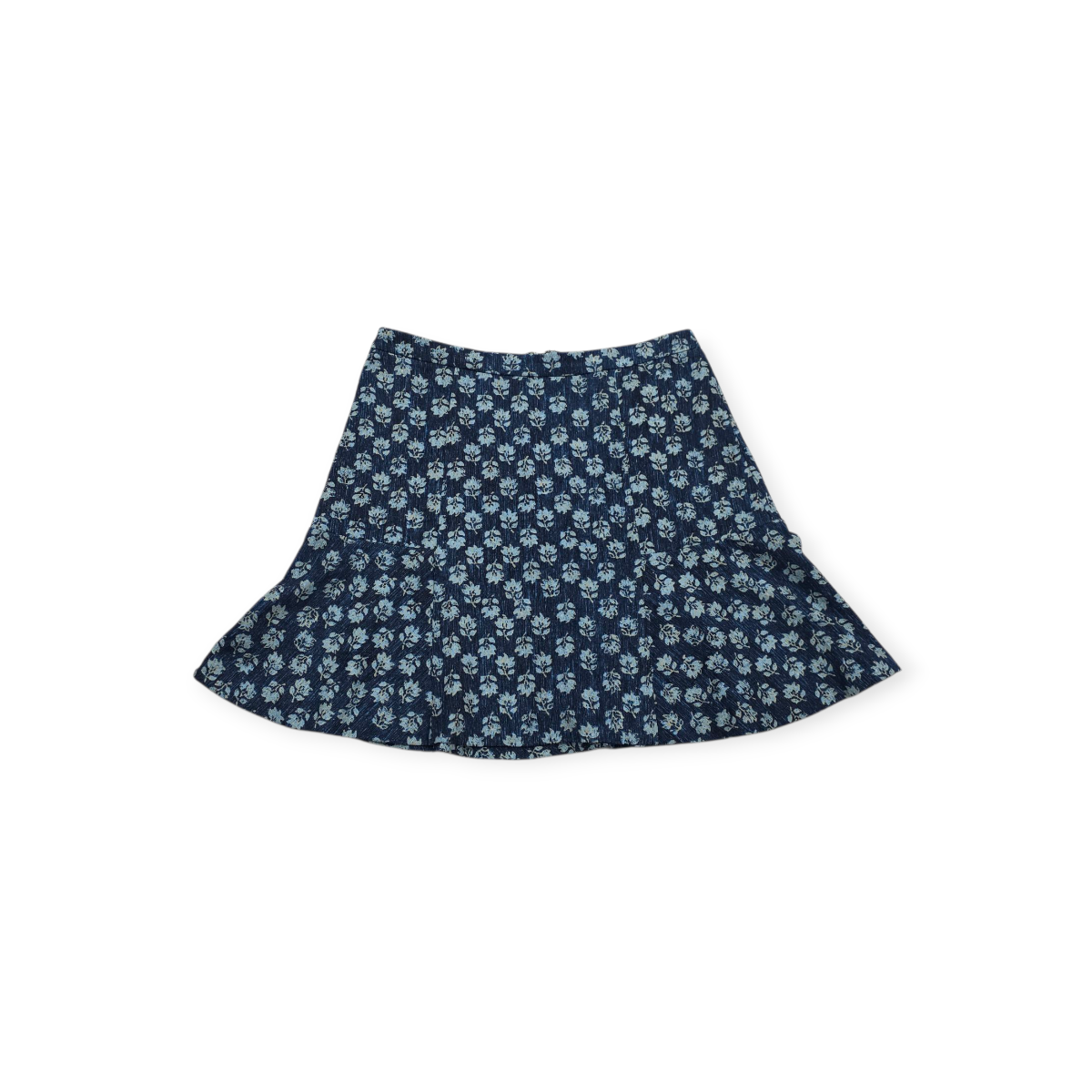 Falda Michael Kors De Mujer Talla 6 Azul Floreada