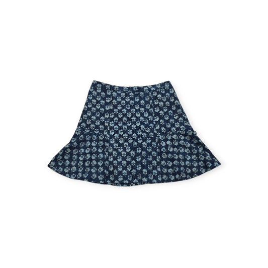 Falda Michael Kors De Mujer Talla 6 Azul Floreada