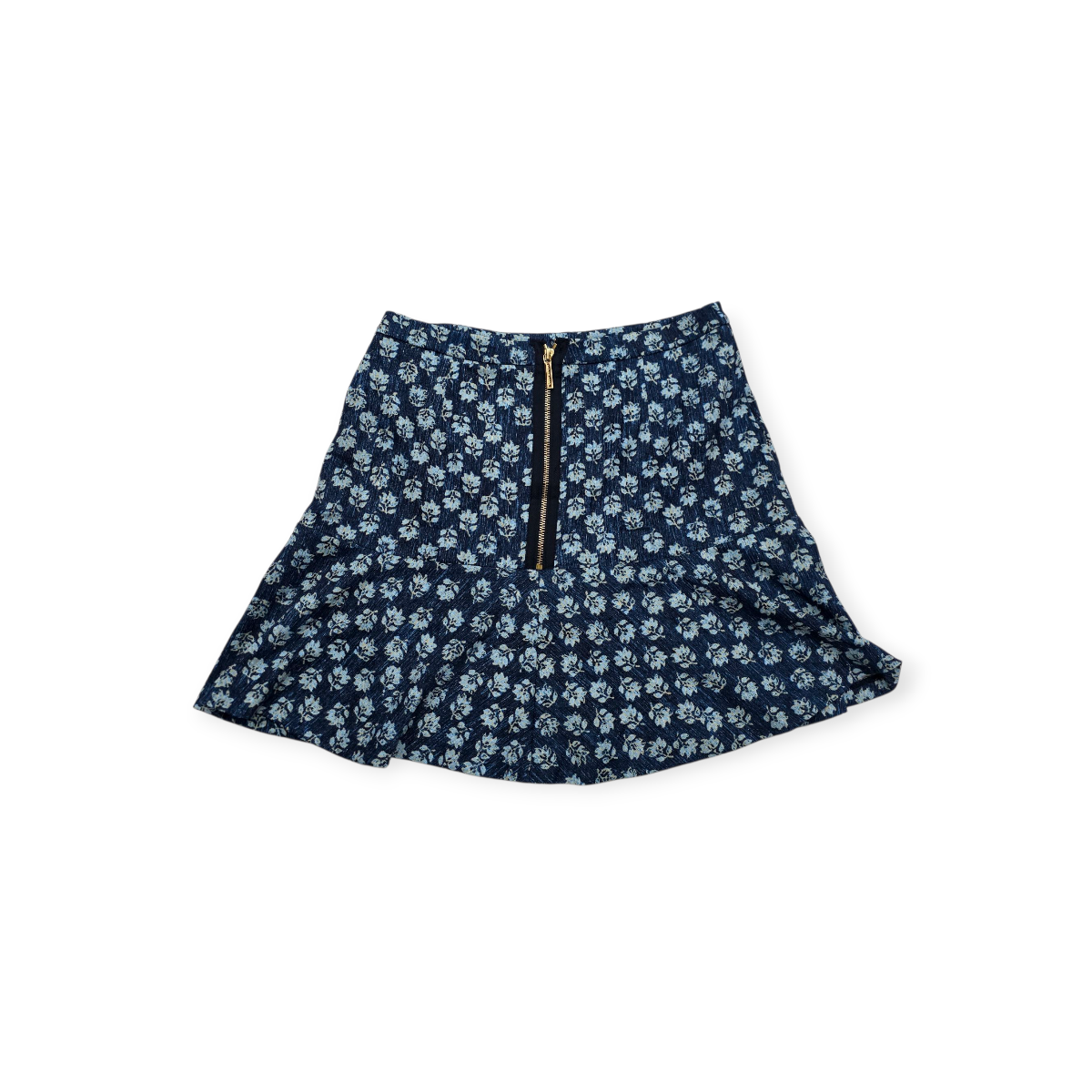 Falda Michael Kors De Mujer Talla 6 Azul Floreada