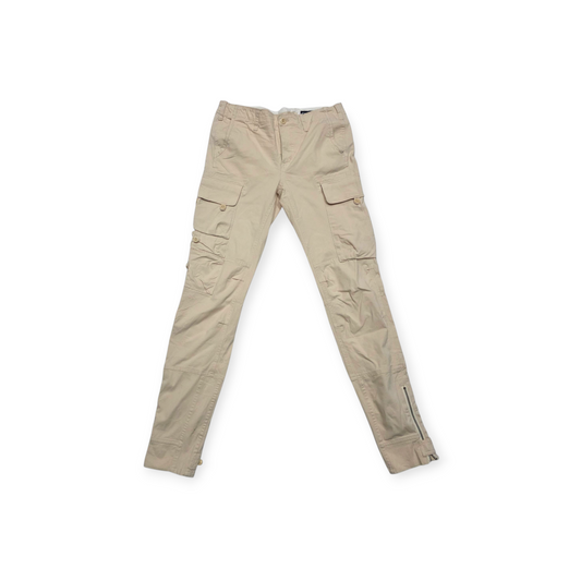 Pantalon Ralph Lauren Sport Cargo Skinny Color Crema Talla 6
