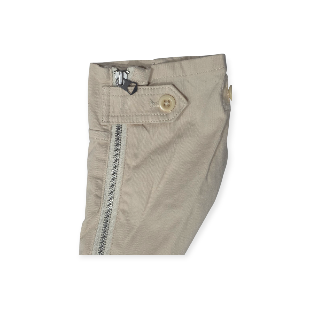Pantalon Ralph Lauren Sport Cargo Skinny Color Crema Talla 6