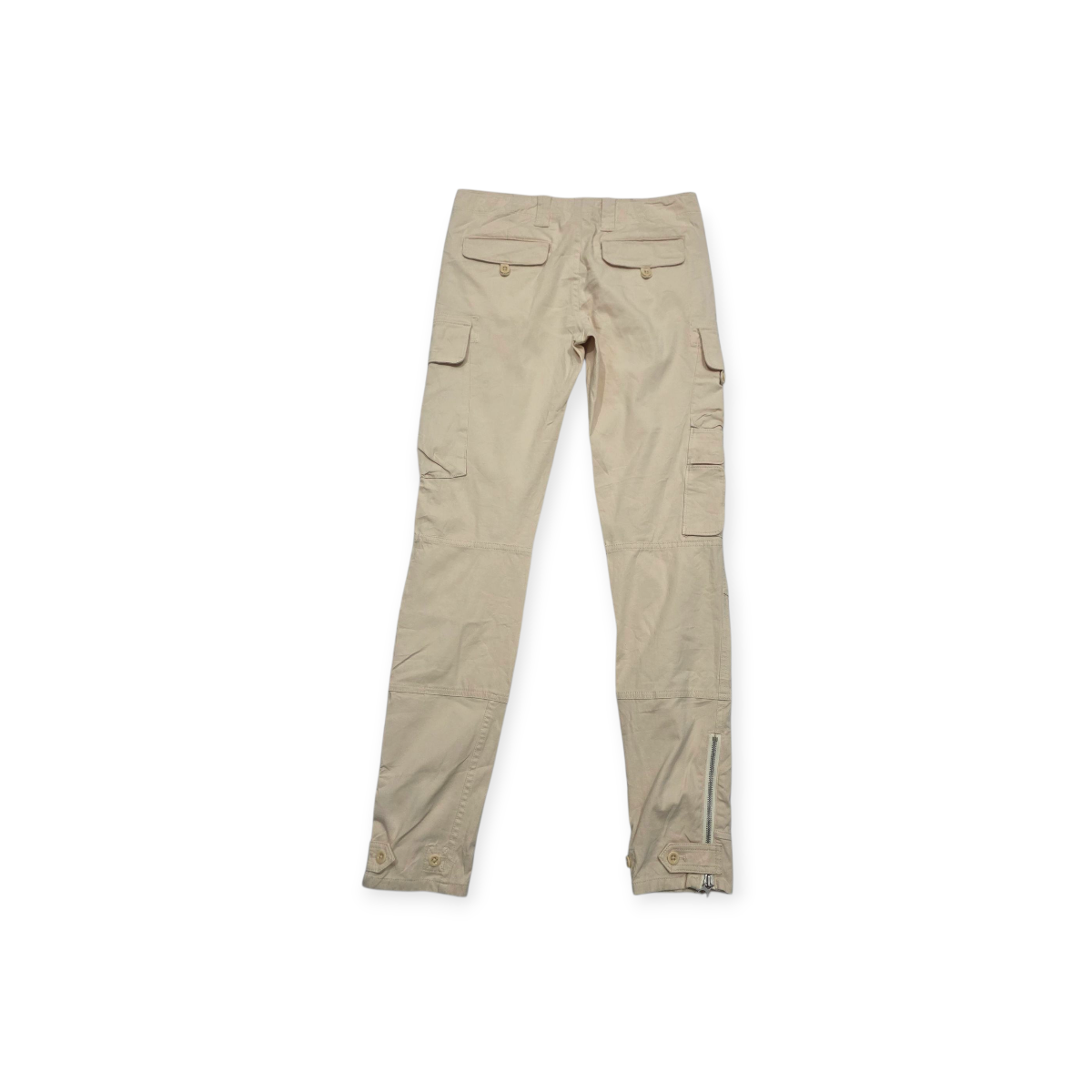 Pantalon Ralph Lauren Sport Cargo Skinny Color Crema Talla 6
