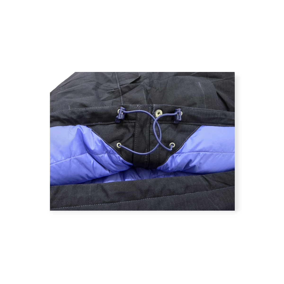 The North Face Chaqueta Impermeable Negra Forro Suave Morado