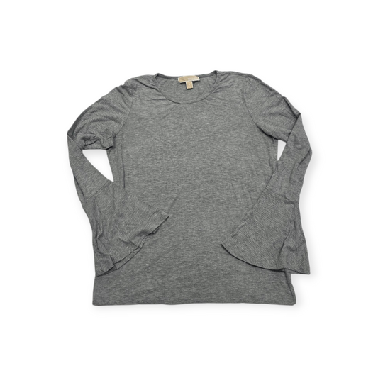 Blusa Michael Kors Mediana M Manga Larga Amplia Color Gris